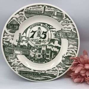 Kettlesprings Kilns Enterprise Alabama 75th Diamond Jubilee  Commemorative Plate